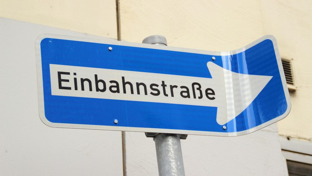 Einbahnstraße